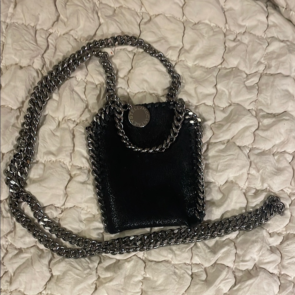 Stella McCartney Black Chain Mini Bag
